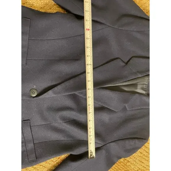 Vintage Navy Pendleton Blazer Petite Size 10 Made in USA - Picture 6 of 7